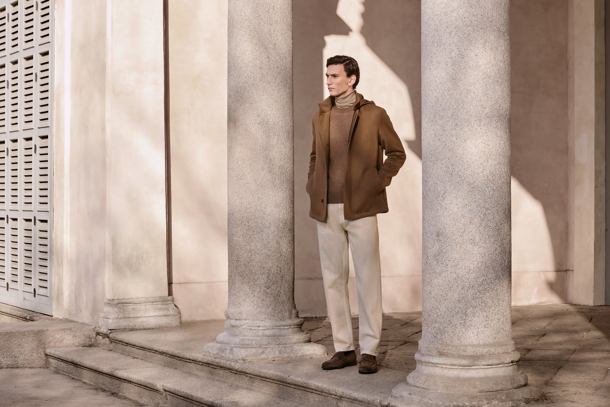 タイムセール　Ermenegildo Zegna チョアジャケット タイムセール Ermenegildo Zegna チョアジャケット UGV10A2-SOT48-005